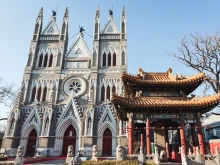 Catholic Church of the Saviour, also called Xishiku Church or Beitang, in Beijing.