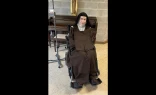 The Reverend Mother Superior Teresa Agnes Gerlach of the Monastery of the Most Holy Trinity in Arlington, Texas.