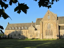 Pluscarden Abbey in Scotland where 15 Benedictine monks pray and welcome visitors.